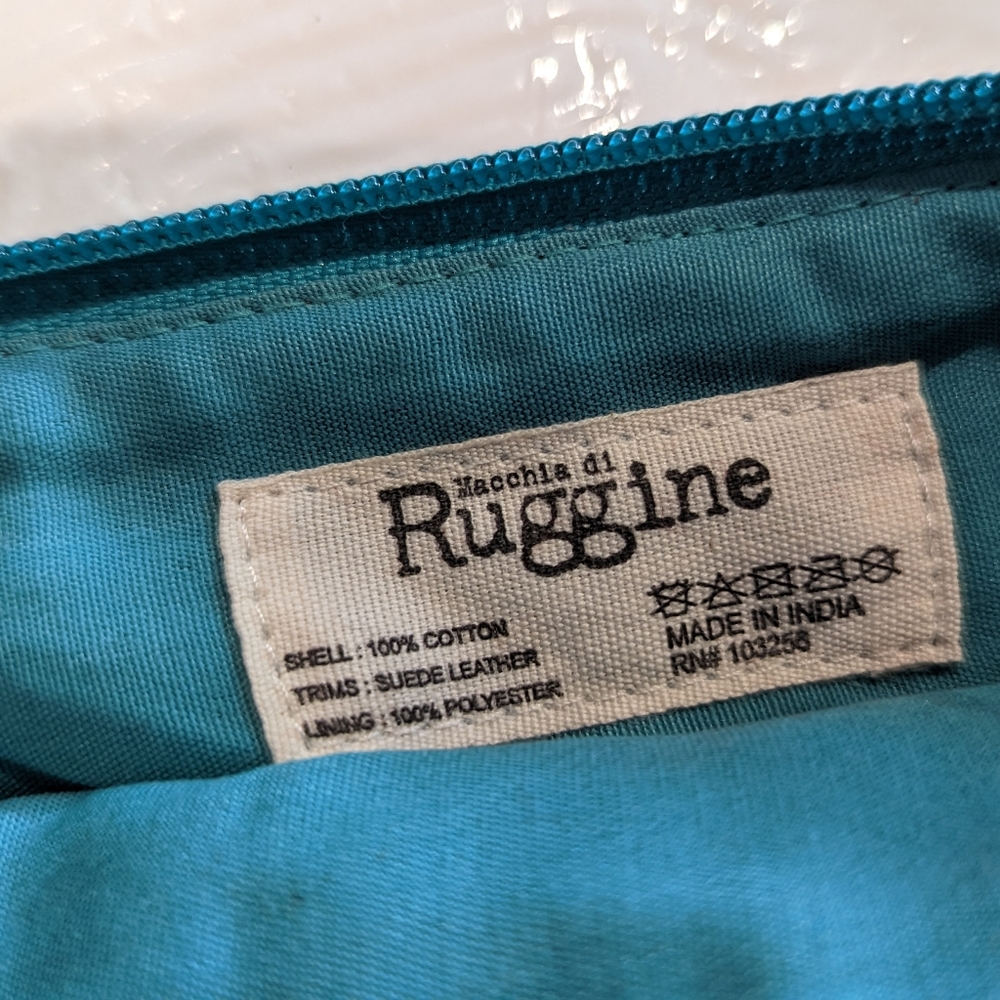 Handmade Hand Beaded Clutch - Ethnic Navajo Aztec Inspired Design - Faux Leather - Picture 9 of 11